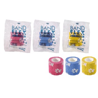 Bandagem Autoadesiva Flexivel Com Patinhas - 4,5 M X 5 Cm (esticado) em Oferta na Shopee