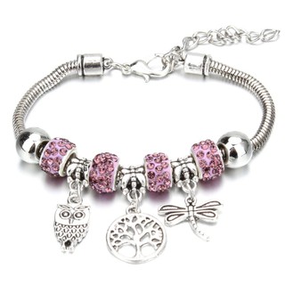 Pulseira Pandora Bracelete Vivara Com Berloque Bijuteria Rosa