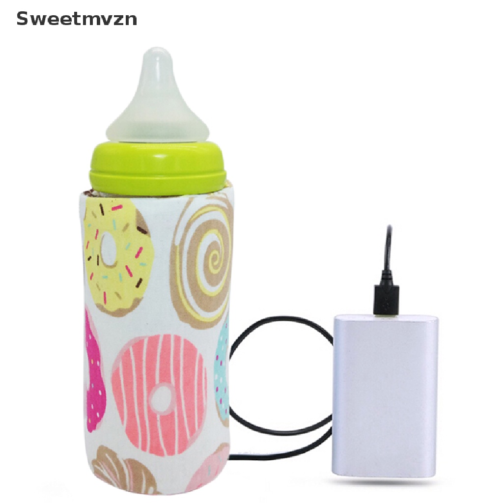 Sweetmvzn Capa Aquecedora De Mamadeira Portátil Para Viagem / Aquecedora De Leite / Água / Usb Br