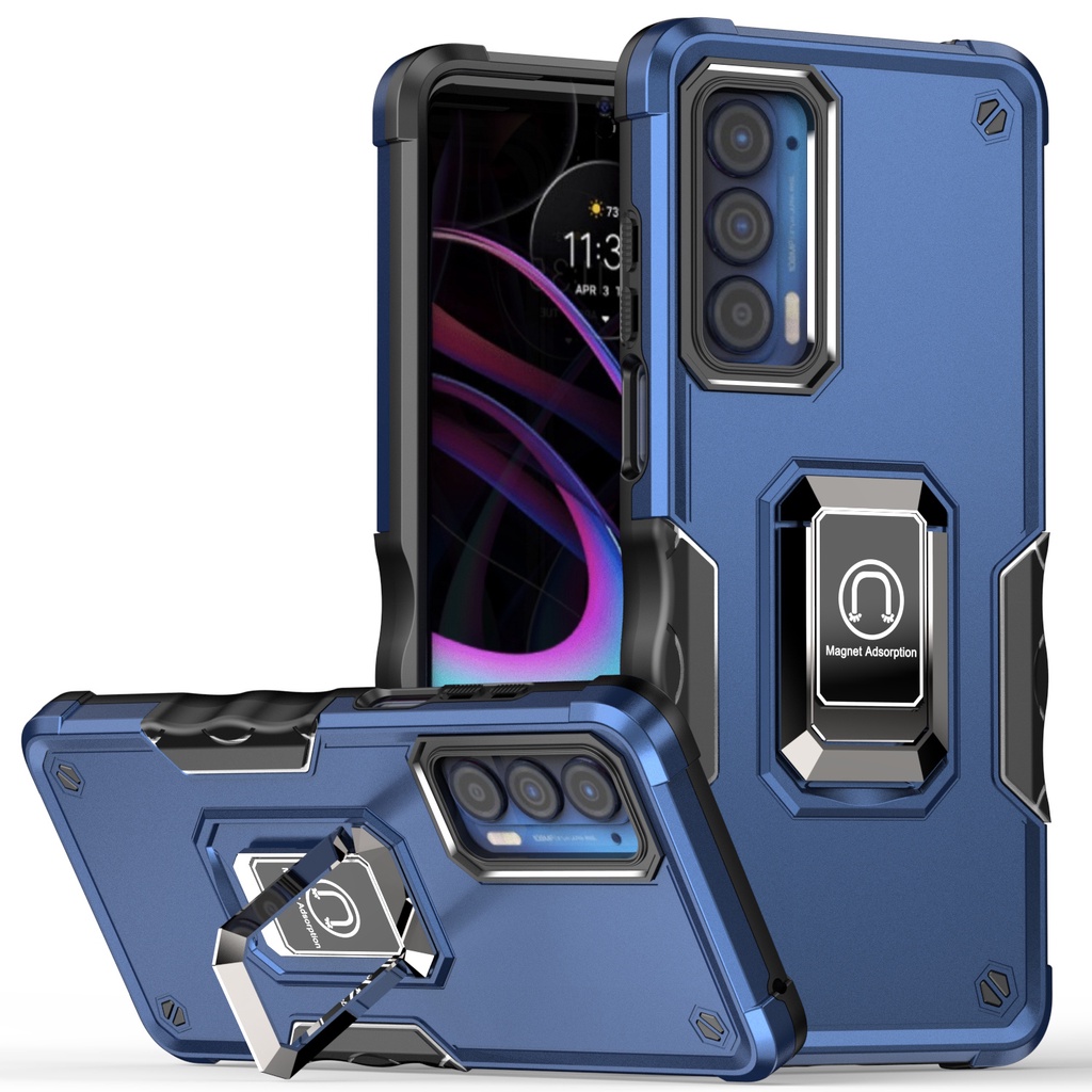Caso De Proteção Militar Para Motorola Moto Edge 30 Pro Suporte Armadura Invólucro Com Girar Borda 20 Lite X30 S30 X S 30 Proteger Câmera À Prova De Choque Tampa Traseira