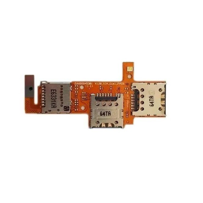 Flex leitor chip compatível LG K4 K130 sim card Memória / Flash