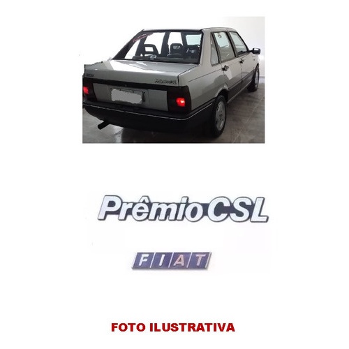 Kit Emblemas Prêmio Csl - Fiat