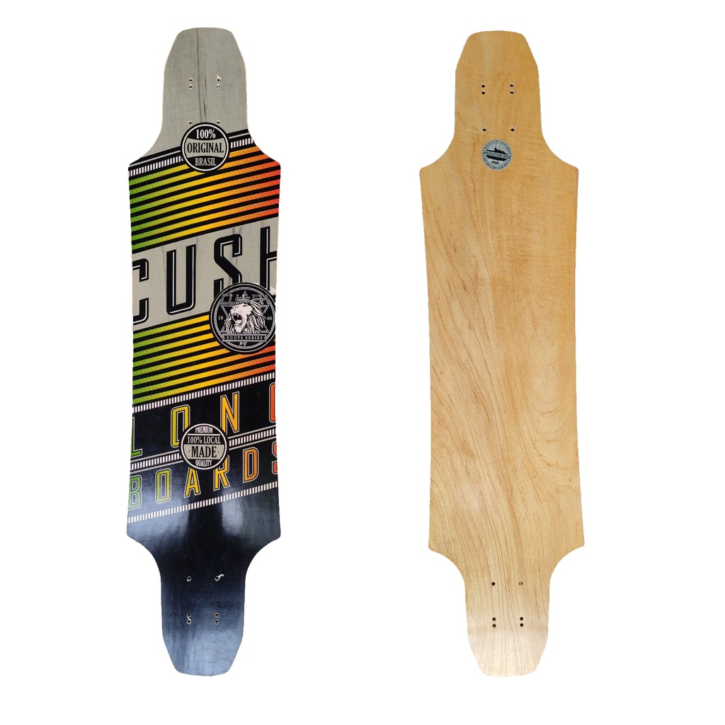 Shape Cush Longboard Skate Marfim Sm16 97x23cm