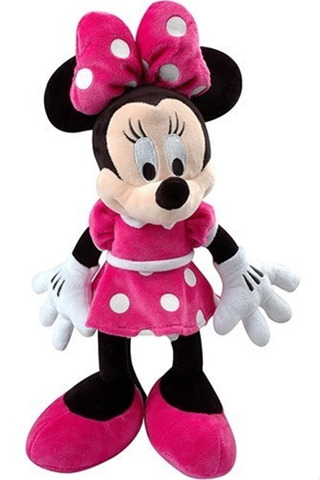 1 Boneca De Pelúcia Minnie Laço Rosa 50cm novo em Oferta na Shopee