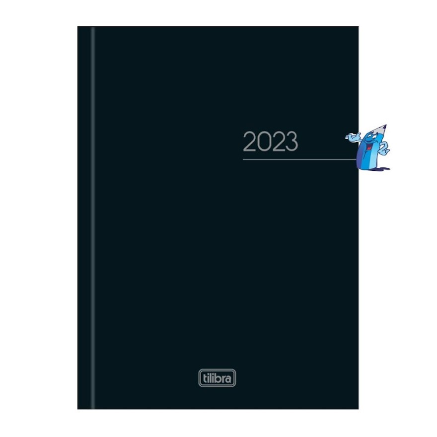 Agenda 2023 Spot Grande Azul 200 folhas Tilibra - Escorrega o Preço