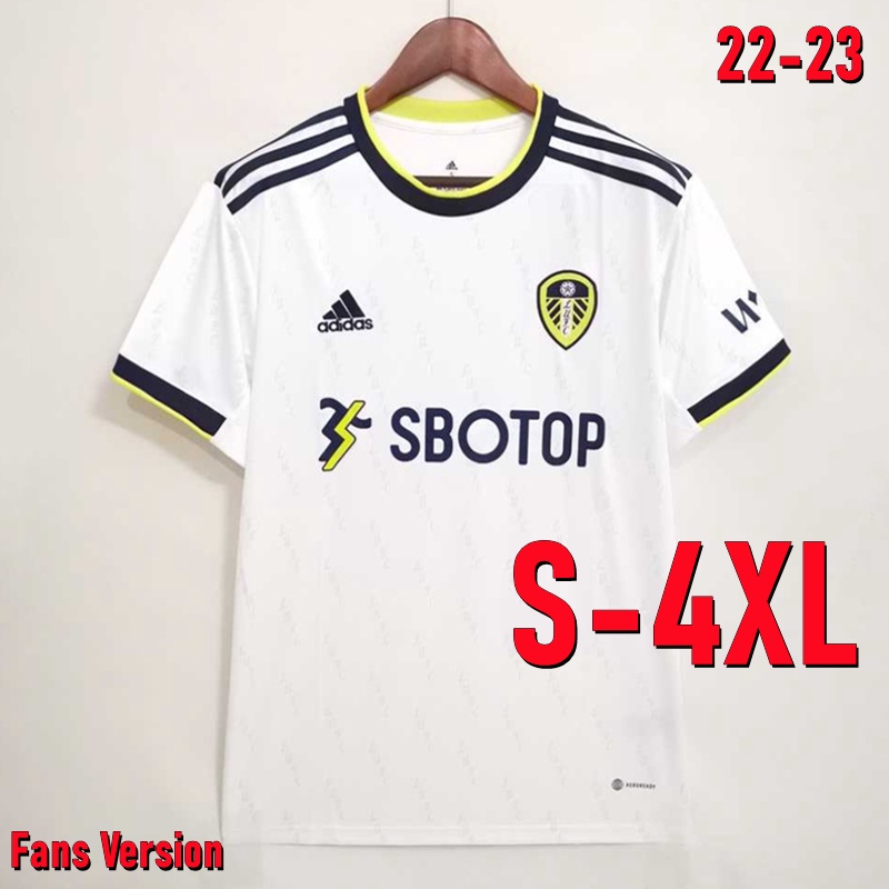 Camisa De Futebol Leeds United Home 2022 2023 BAMFORD RODRIGO AARONSON