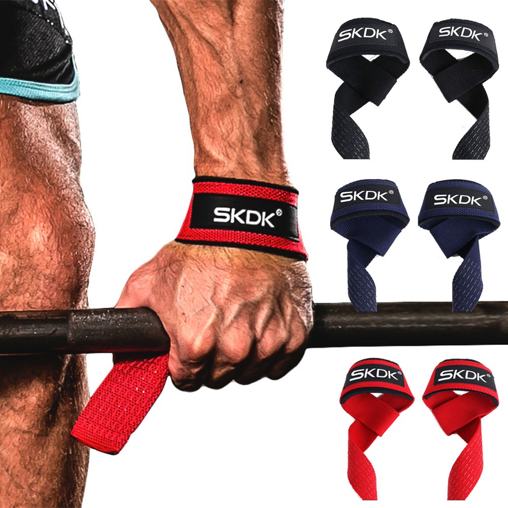 2 Unidades/Par Ginásio Fitness Tiras De Levantamento De Peso Haltere Apertos De Mão Treinamento Faixas De Suporte De Pul