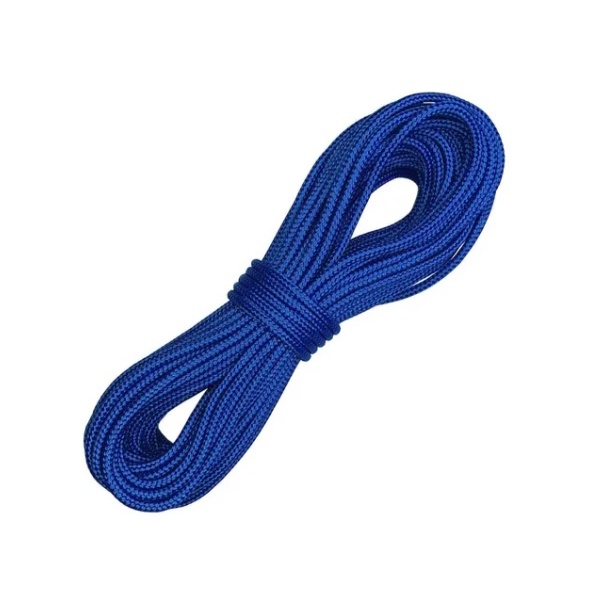 Corda Azul em Polipropileno 4mm P/ Varal De Teto Varal de Quintal Apto Uso Geral Rolinho **