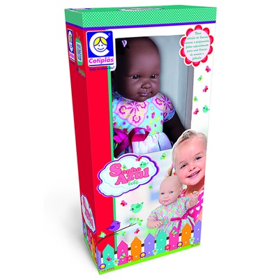Boneca Sonho Azul Negra Cotiplas em Oferta na Shopee