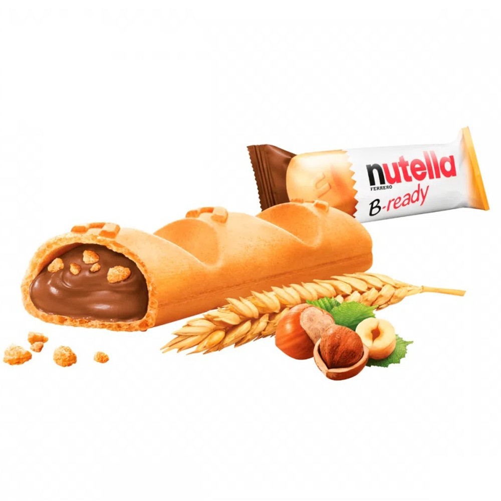 B-ready 22g Biscoito Wafer Creme Nutella | Shopee Brasil