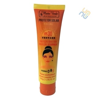 Matto Verde Protetor Solar Facial Fps 30 50g
