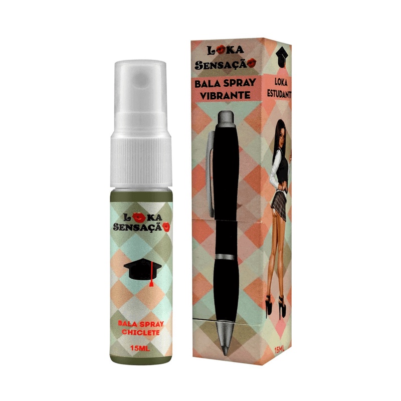 Gel em Spray com Efeito Adstringente - Loka Estudante | Aroma: Chiclete em Oferta na Shopee