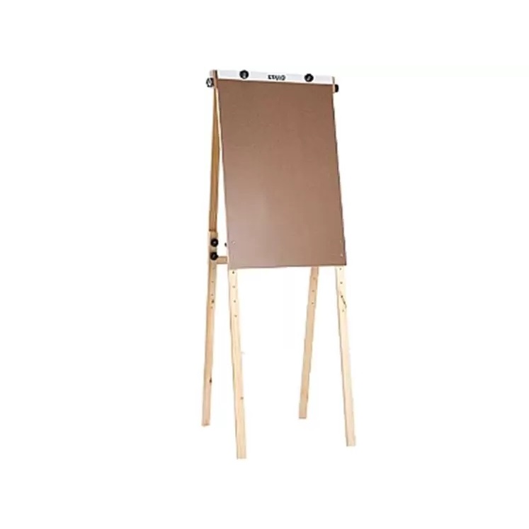 Cavalete Flipchart Compactline Marrom Madeira Stalo 8186 Shopee Brasil