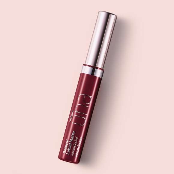 Batom Líquido Matte Intransferível Una Natura - 8ml