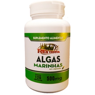 Algas Marinhas 500mg 120 Cápsulas - Rei Terra