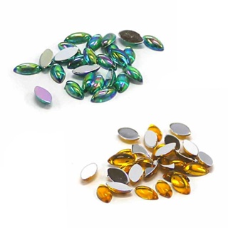 Navete Da Lua 4 X 8mm 100 Peças 21 Cores Decoração Unhas Nail Art Manicure 3d Pedrarias em Oferta na Shopee