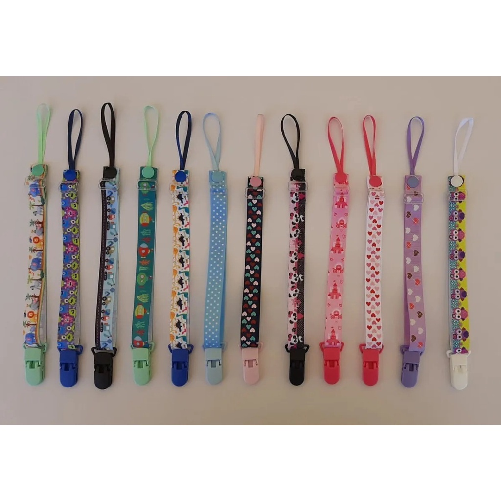 Kit 4 Prendedores Chupeta Serve Para Soothie Avent, Nuk, Mam - Modelo Universal.