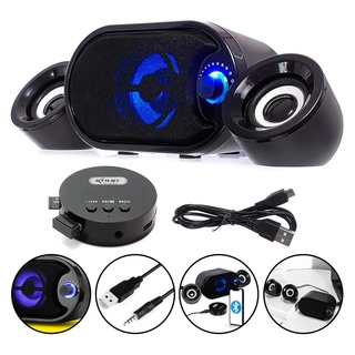 Caixa de Som Mini Subwoofer Bluetooth Bivolt Usb Micro SD Gamer Knup KP-6018BH