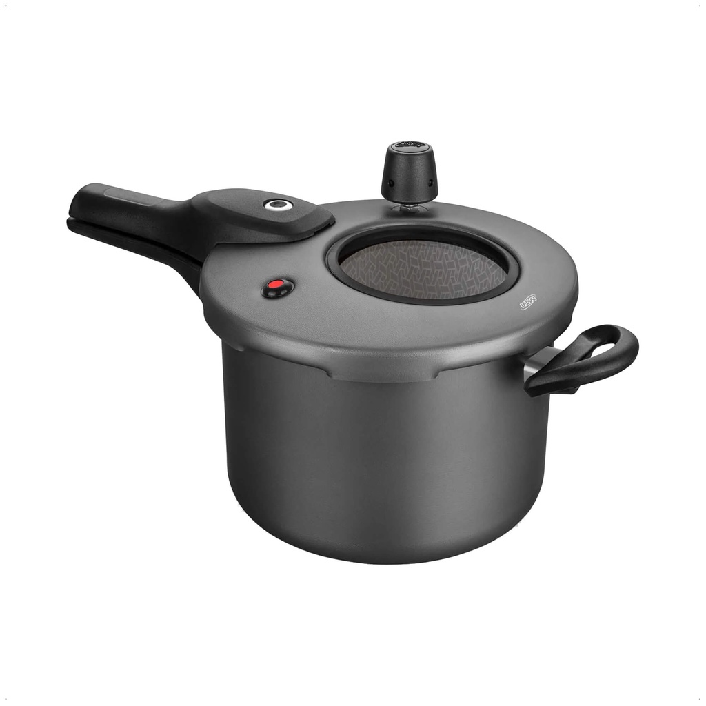 Panela De Pressão Grafite Antiaderente Com 4,5 Litros Fechamento Externo Superior MTA - 6600 em Oferta na Shopee