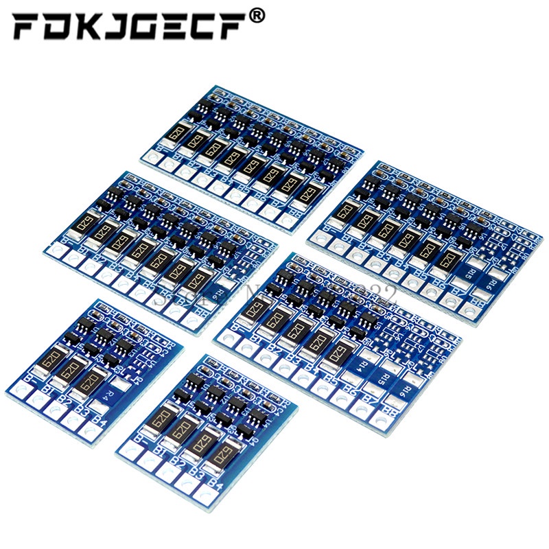 3S 4S 5S 6S 7S 8S 21V 4.2v Placa Balanceadora De Íon-Lítio 18650 li-Esquilibrio De Bateria De Proteção