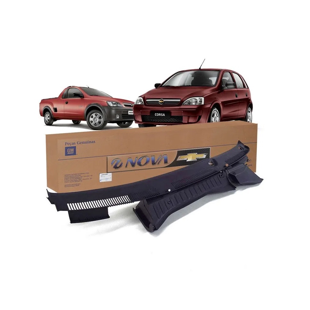 Grade Churrasqueira Completa Do Parabrisas Montana /corsa Peças Genuínas Gm em Oferta na Shopee