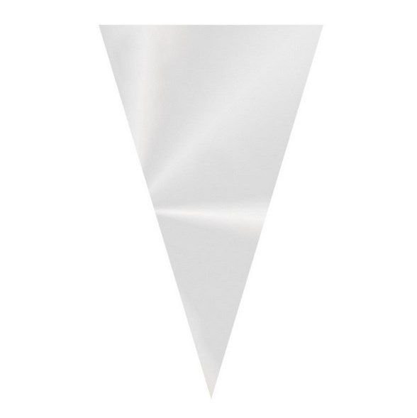 Cone Festa Transparente - 14x23cm - 50 unidades - Cromus - Rizzo