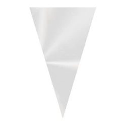 Cone Festa Transparente - 14x23cm - 50 unidades - Cromus - Rizzo