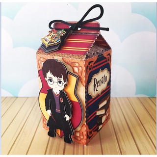 Caixa Milk Harry Potter Lembrancinha de Aniversário- 10 unidades