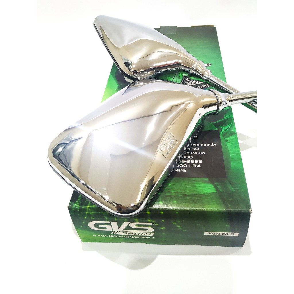 Espelho Retrovisor CB300 CB600 Hornet Twister Falcon Nx400 Cromado Dafra Maxsym 400i