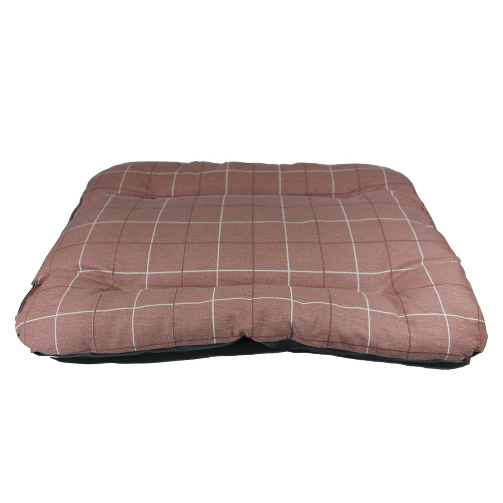 Cama Caminha Para Cachorro Gato Caminha Pet 100% Lavável Rosa Com Linhas - Tamanho M
