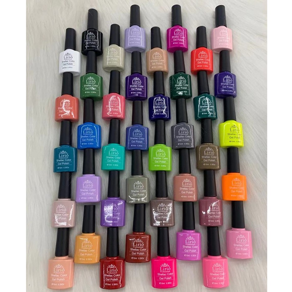 Esmalte Lirió Profissional Shellac Color Gel Polish 10ml PARTE 3-A | Shopee  Brasil