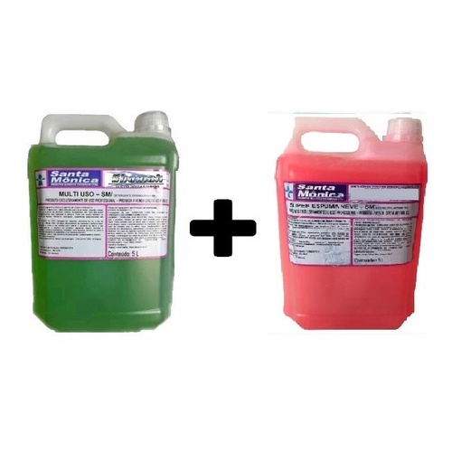 Kit Lava Rápido Limpeza Automotiva - Multiuso + Shampoo Automotivo Concentrado