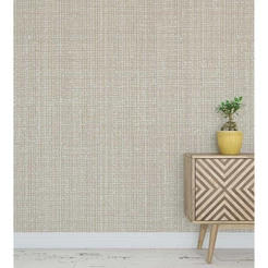 Papel de parede contemporâneo estilo tecido