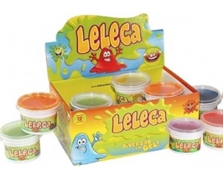 Massinha Gel Leleca Slime Caixa 12 Potes Original