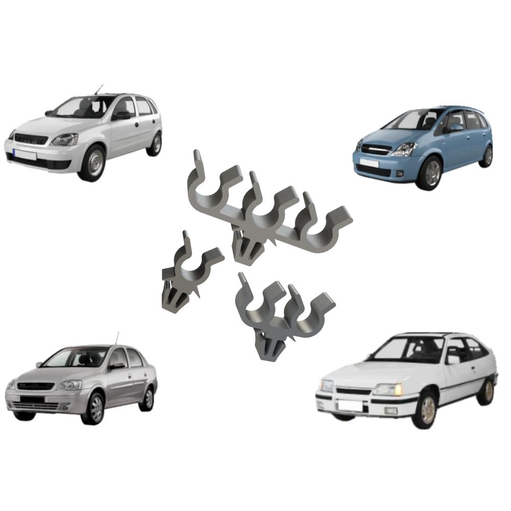 Kit 3 pçs do suporte dos cabos de vela Corsa Kadett Meriva