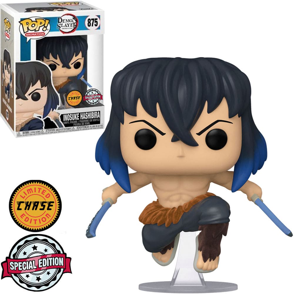 Funko Pop Chase Demon Slayer Exclusive - Inosuke Hashibira 875 Novo Original em Oferta na Shopee