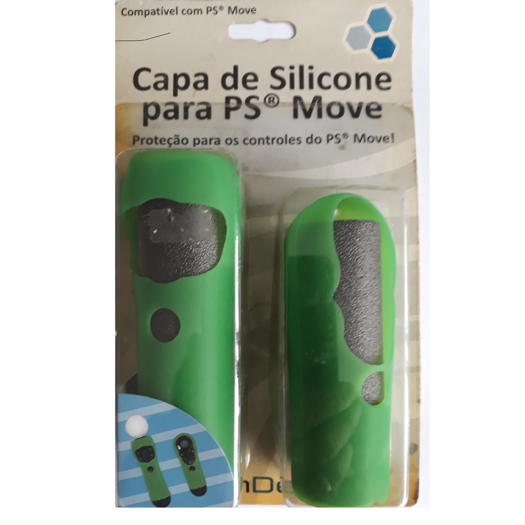 Case De Silicone Para Controles Psmove do Playstation 3 - Cor Verde