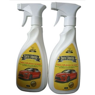 kit 2 Ceras Liquida Automotiva Carnaúba Nox Quimica