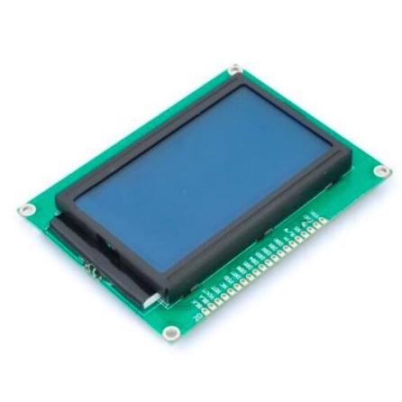 DISPLAY LCD GRÁFICO 128X64 BACKLIGHT AZUL