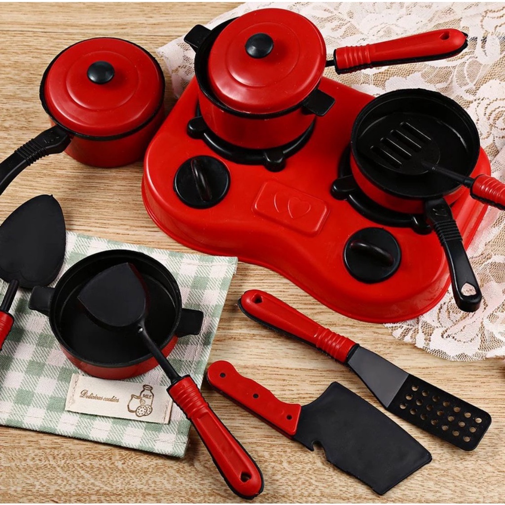 Kit Cozinha Infantil Masterchef Panelinhas Fogão e Utencilios