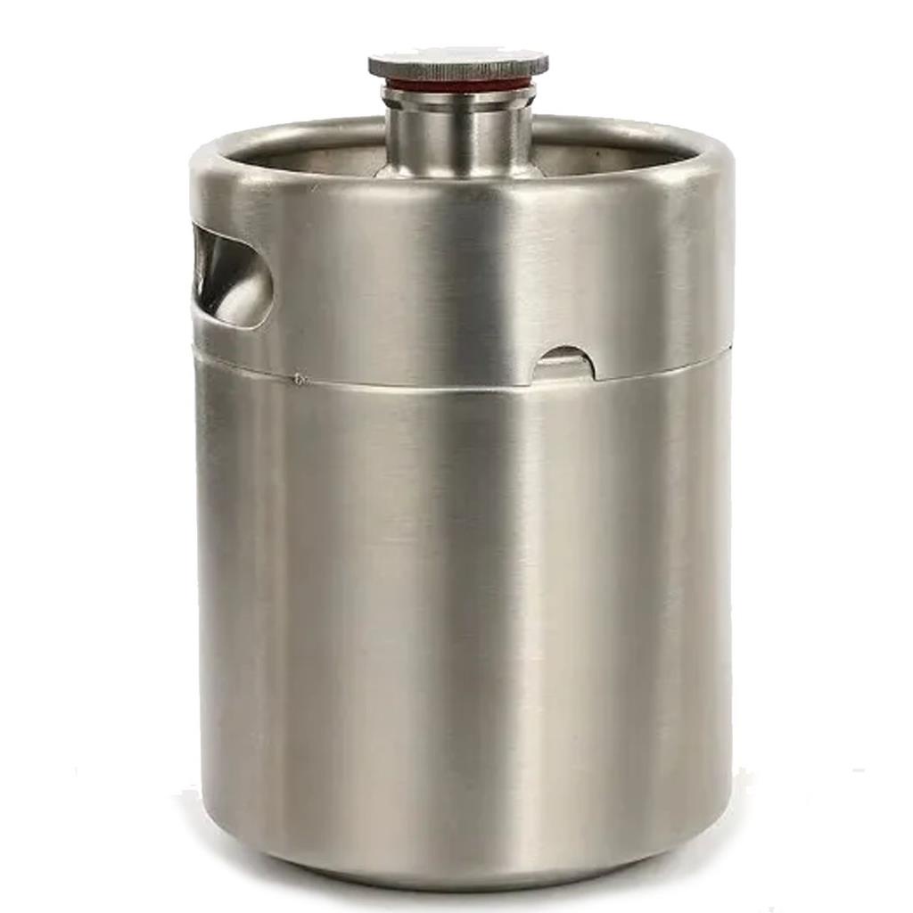 2 Mini Barril Cerveja 2 Litros Keg Growler Chopp Em Casa