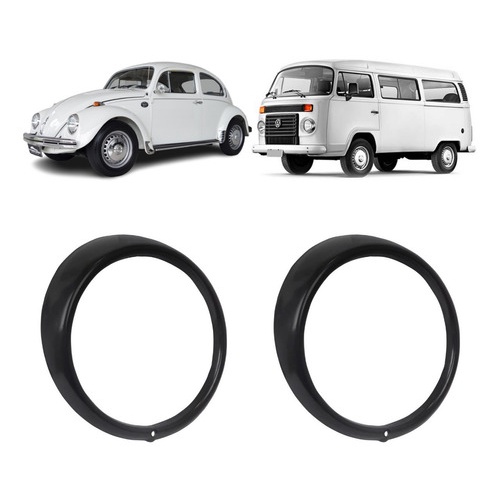 Par Aro De Farol Kombi 84 85 86 87 1988 1989 1990 1991 Preto em Oferta na Shopee