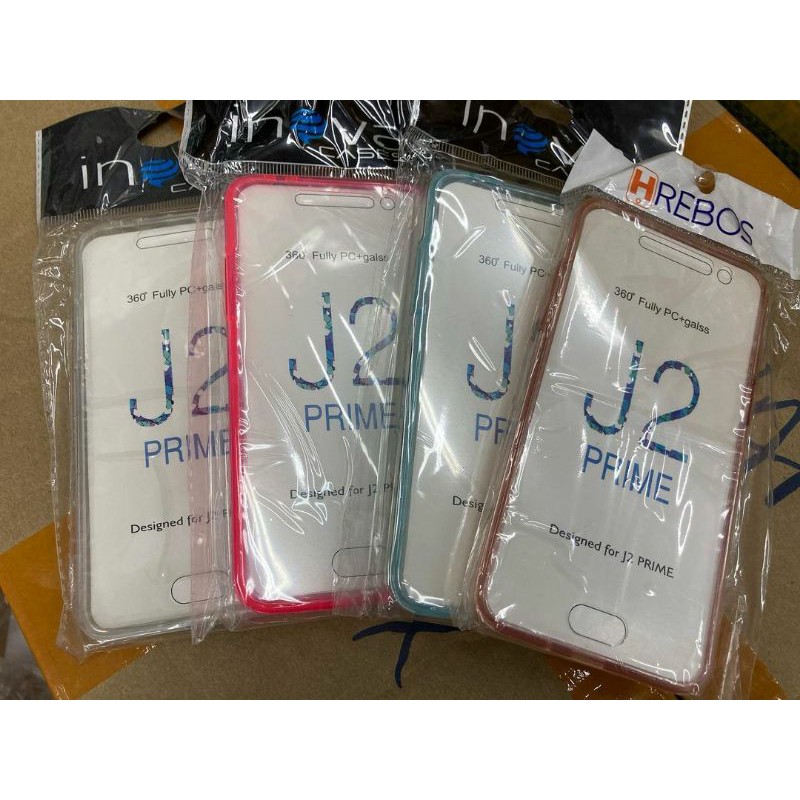 Capa Transparente de Corpo Inteiro para Samsung Galaxy - Proteção 360° com Parte Traseira de PC Rígido & Frente de TPU Macio, Compatível com J2 prime / G530 gran prime