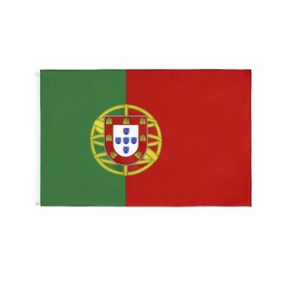 Bandeira Premium Portugal Oficial 90 x 150 cm C/ Anilhas p/ Mastro Costurada Excelente p/ Exteriores