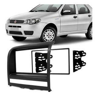 Moldura Painel Dvd Central Multimídia 2din Pálio Preta Ap515