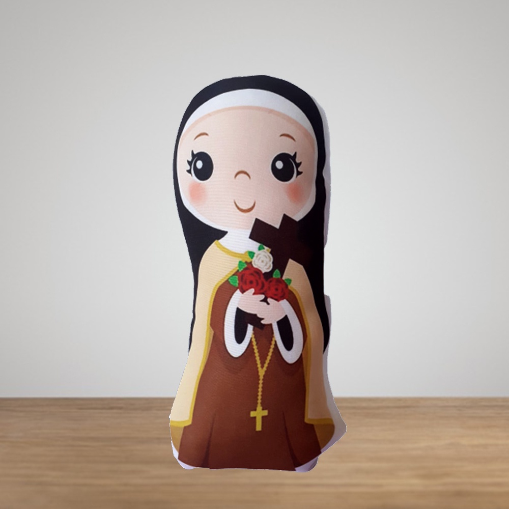Almofada Naninha Santa Teresinha do menino Jesus em Oferta na Shopee