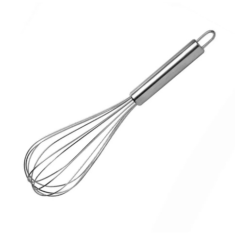 Batedor Fouet Inox Espiral para Clara em Neve, Ovos e Bolo - 23cm