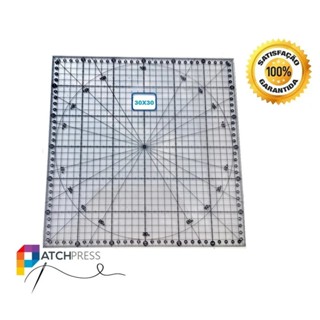 Régua 30x30 para patchwork em Oferta na Shopee