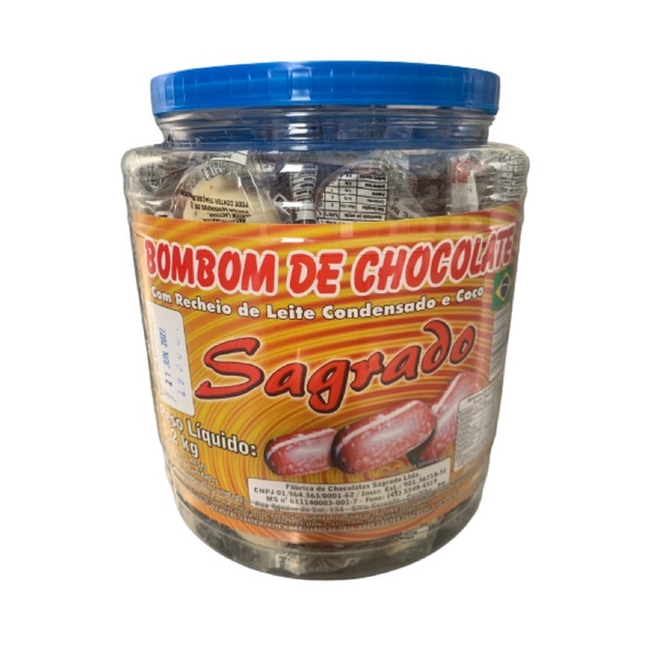 Bombom Recheado Tipo Prestigio - 5 Meses de Válidade - Embalagem Segura - Não Estraga em Oferta na Shopee