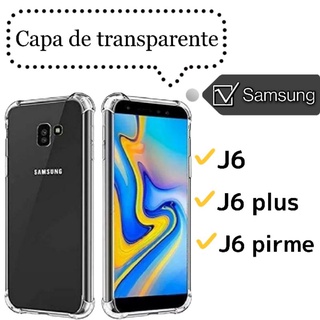 Case Capa Capinha Samsung Galaxy J6 Plus J6+ 2018 Transparente Anti Impacto Tpu